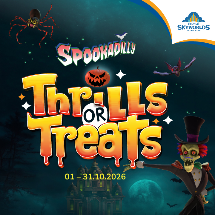 Spookadilly Thrills or Treats halloween themed nights at genting skyworlds hotel