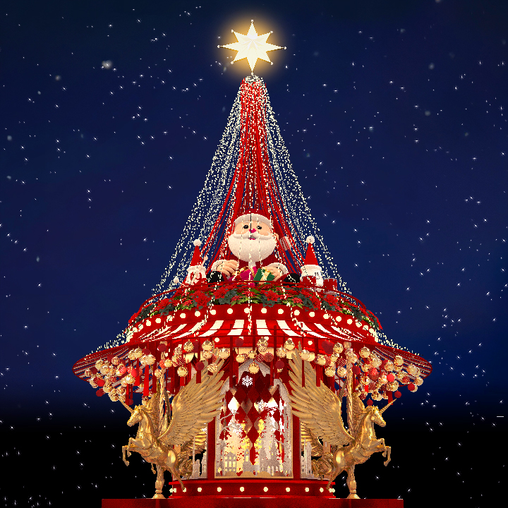圣诞旋转木马