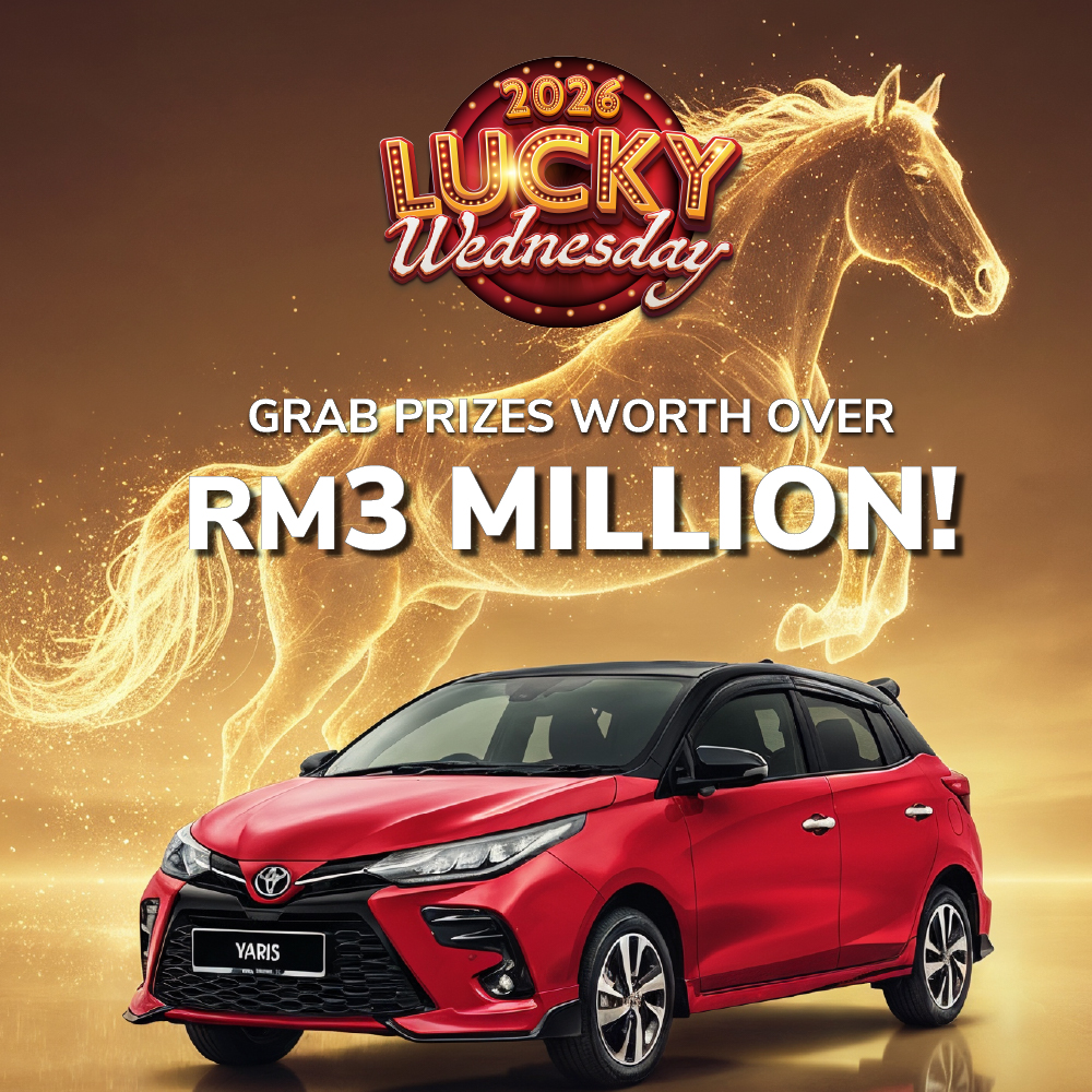 Win Prizes worth over RM3,000,000.00