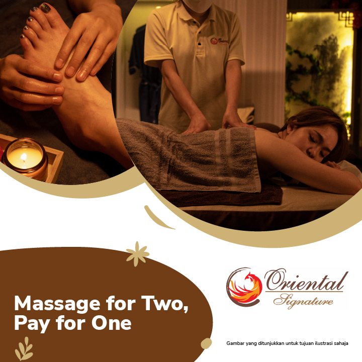 Massage for Two, Pay for One bagi Ahli Genting Rewards di Oriental Signature