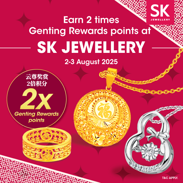 Double (2X) GP Promotion at SK Jewellery 