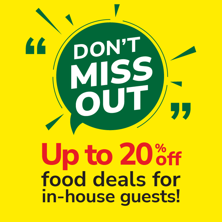 Delectable In-house Dining Deals