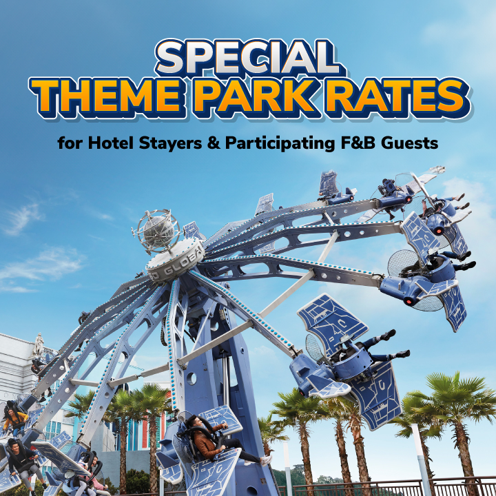 Special rates for genting skyworlds and skytropolis theme park for resort guests