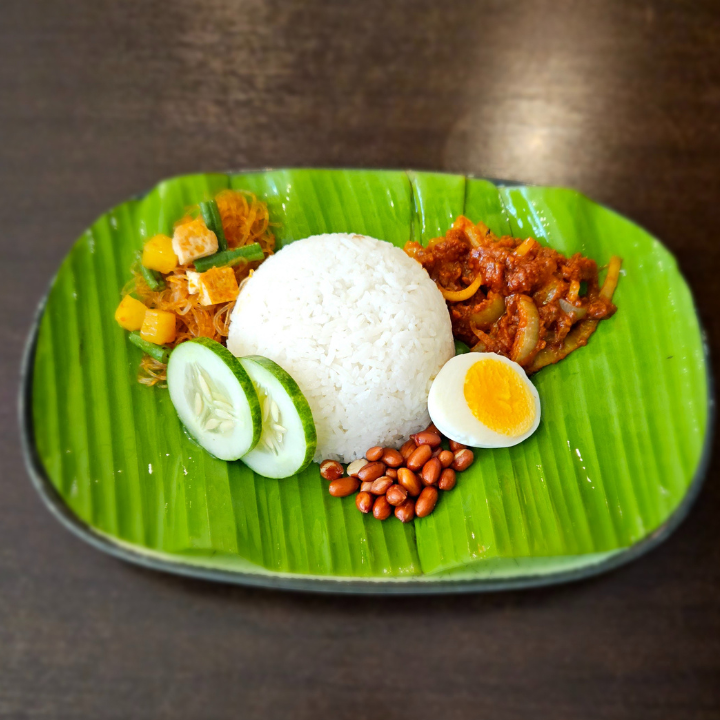 Nasi Lemak with Condiments - RM12
