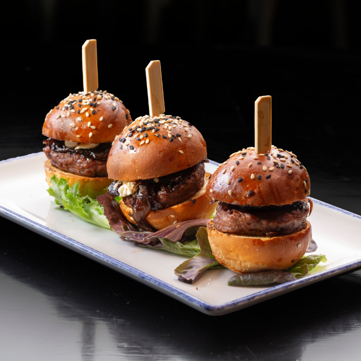 Plant-based Beef Slider with Feta Cheese and Red Onion Marmalade – RM28