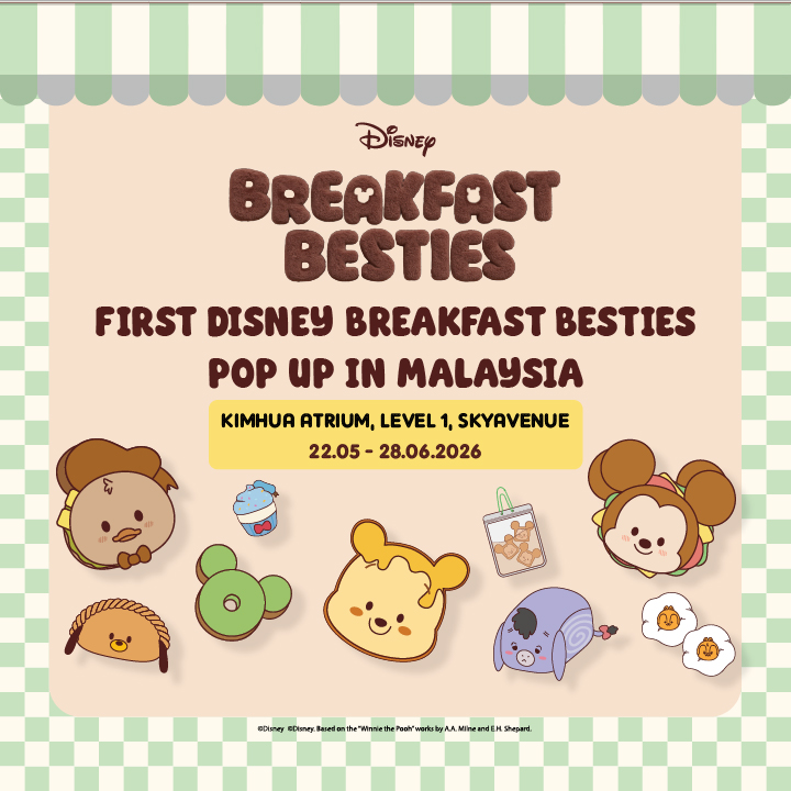 马来西亚首个Disney Breakfast Besties快闪活动