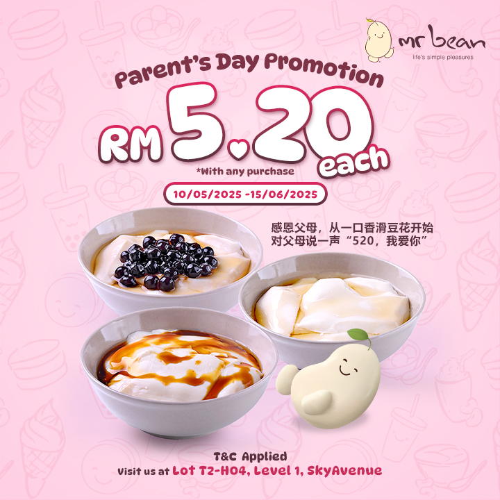 💝 Celebrate Parents’ Day with love and Tau Fu Fah!